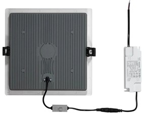 Faro da incasso 44W Foro 205x205mm UGR19 con driver Philips CRI92 CCT Colore Bianco Variabile CCT