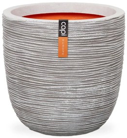 Fioriera Nature Rib Rotonda 43x41 Cm Avorio Kofı933 /