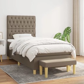 Giroletto A Molle Con Materasso Tortora 100x200 Cm İn Tessuto /