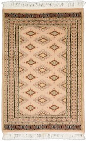 Bokhara Tappeto orientale 90 x 60 Beige (Pakistan) Annodato A Mano