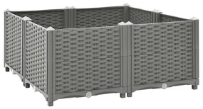 Fioriera Rialzata 80x80x38 Cm İn Polipropilene /
