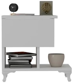 Comodino CAST 46,8x46,8 cm bianco