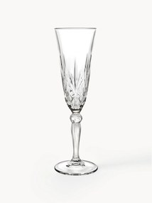 Flute champagne in cristallo  Melodia 6 pz