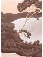 Isidore Leroy Carta da parati panoramica Port Cros - Bois de Rose Panel A