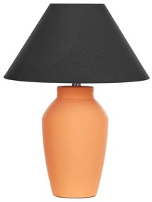 Lampada da tavolo ceramica arancione RODEIRO Beliani