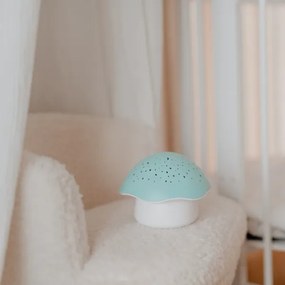 PABOBO - Proiettore con melodia STAR MUSHROOM 3xAA blu