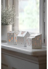 Portacandele in ceramica per tea light Urbania Lighthouse Classical - Kähler Design