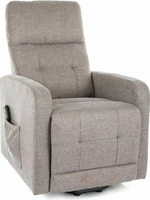 Poltrona reclinabile Otus II Brego beige – 66x92–144x100 cm