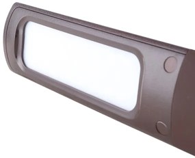 LED Lampada da tavolo con display  LED/6W/230V marrone