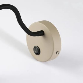 Brilagi - LED Lampada flessibile da muro MAYA LED/3W/230V 4000K beige