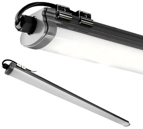 Lampada LED sottopensile LED/60W/230V 6000K 120 cm IP65 nero