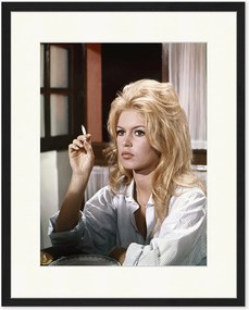 Foto incorniciata fatta a mano Brigitte Bardot