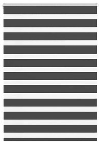 Tenda A Rullo Zebra Nero Larghezza Tessuto 100,9 Cm Poliestere /