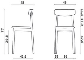 Miniforms sedia claretta