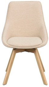 Sedie da pranzo beige in set di 2 Alison - Rowico