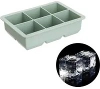 Stampo ghiaccio in silicone 6 cubi grandi