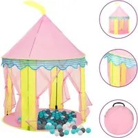 Tenda da Gioco per Bambini Rosa con 250 Palline 100x100x127 cm 3107746