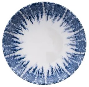 Servizio da tavola 12 pezzi, porcellana, bianco/blu