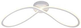 Plafoniera LED Infinity bianco IP20 cct da bianco caldo a bianco freddo con regolazione di temperatura, 4500 lumen