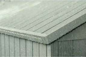 Casetta Da Giardino In Resina 190x183x221H Cm Darwin Verde 6x6 Con Finestre Keter