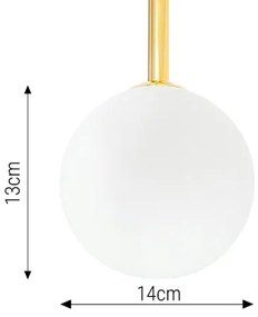 Lampadario a sospensione con supporto rigido 6xE27/35W/230V diametro 80 cm oro