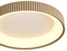 Brilagi - LED dimmerabile plafoniera FALCON MODERN LED/30W/230V 40 cm beige + telecomando