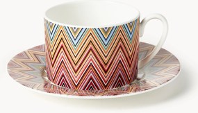 Set di 6 tazze da tè con piattini Jarris