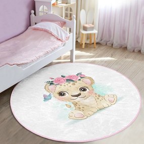 Tappeto bianco per bambini ø 120 cm Comfort - Mila Home