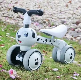 Bicicletta senza pedali per bambini con tema di cagnolino adorabile