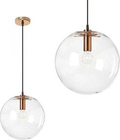 Lampada da soffitto pensile di vetro Lassi 20 cm Rose gold