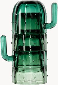 Set di 4 bicchieri in vetro soffiato Stack-a-Cactus