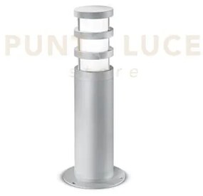 Ges013-  paletto da esterno colore grigio alluminio 1 luce attcco e...
