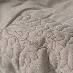 Copriletto grigio tortora con rivestimento trapuntato 240x260 cm – Ixia