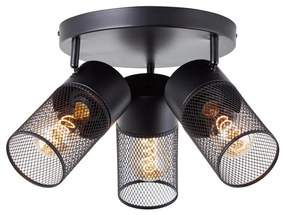 Brilliant - Faretto KAMOLO 3xE27/40W/230V nero