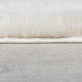 Tappeto in pelliccia sintetica bianca 160x230 cm Ivy Luxury Fur - Flair Rugs