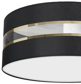 Plafoniera ULTIMO 3xE27/60W/230V nera