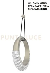 Miley-co p  sospensione 1 luce senza base a led 12w  anello luminos...