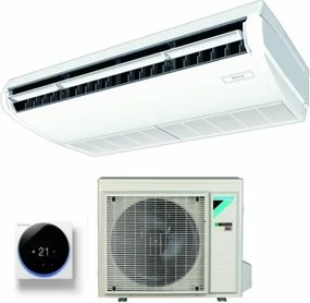 Climatizzatore Condizionatore Daikin Pensile a Soffitto dc Inverter 12000 btu FHA35A R-32 Wi-Fi Optional con Comando a Filo - Garanzia Italiana