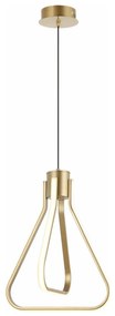 Lampadario LED sospeso ZING LED/19W/230V, finitura oro