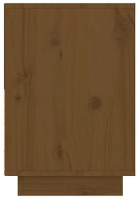 Comodino miele 60x34x51 cm in legno massello di pino