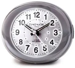 Orologio-Sveglia Analogico Timemark Grigio (9 x 9 x 5,5 cm)
