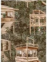 Arte International Carta da parati Palafitas Amazonia - Beech