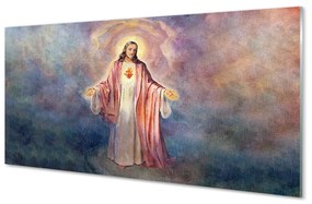 Pannello paraschizzi cucina Gesù 100x50 cm