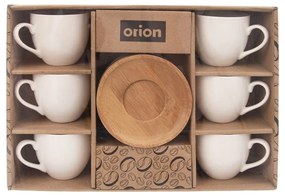 Set di 6 tazze in porcellana bianca da 125 ml Whiteline - Orion