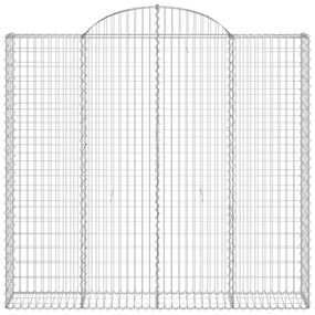 Cesti Gabbioni ad Arco 15 pz 200x50x180/200 cm Ferro Zincato