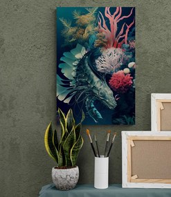 Stampa su tela – Gamberetto surrealista
