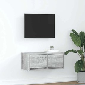Mobile Porta Tv Grigio Sonoma 60x31x25,5 Cm Legno Multistrato /
