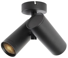 Faretto di design nero 2 luci - Scopio Honey