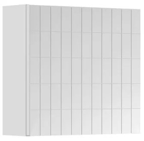 Pensile bagno Pixel laccato opaco bianco, 1 anta apertura da sinistra P 17 x L 40 x H 40 cm