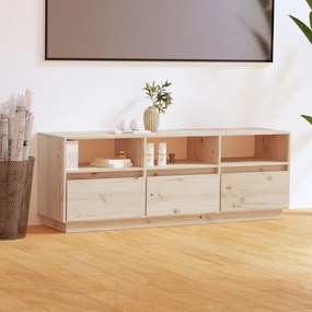 Mobile Tv 140x37x50 Cm İn Legno Massello Di Pino /